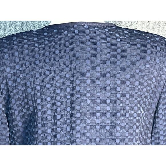 Cynthia Max Button Down Cardigan Sweater Navy Blue Pocket Womens Size Petite - Picture 8 of 13